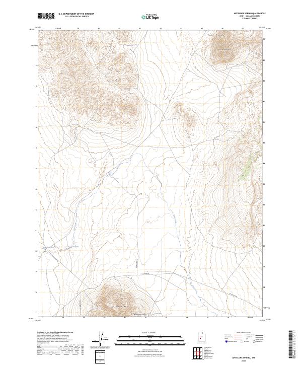 USGS Topographic Map – Antelope Spring