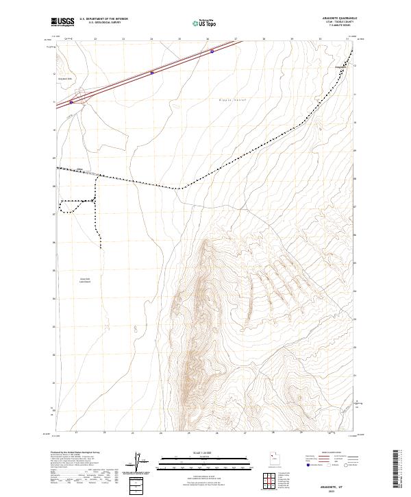 USGS Topographic Map – Aragonite
