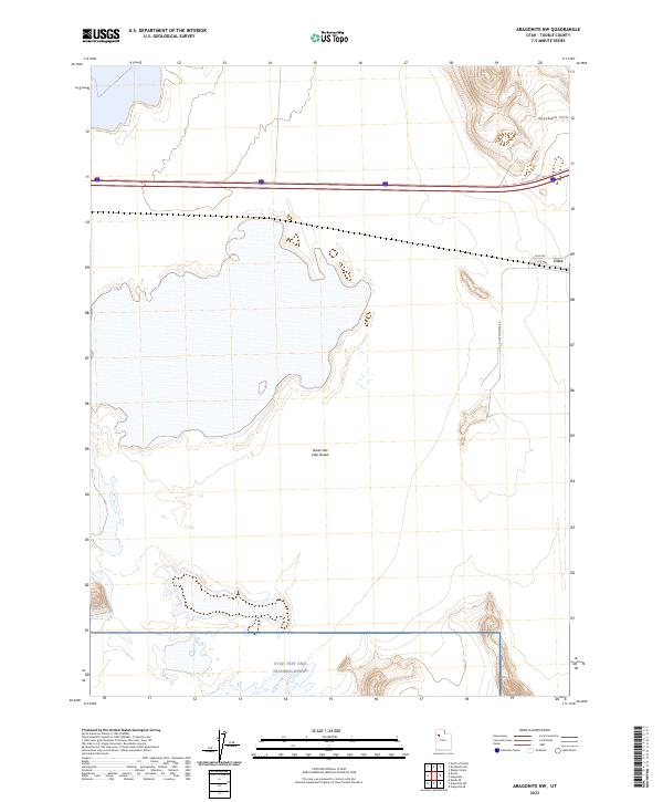 USGS Topographic Map – Aragonite NW