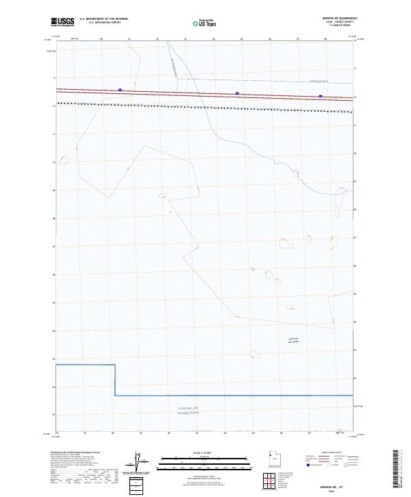 USGS Topographic Map – Arinosa NE