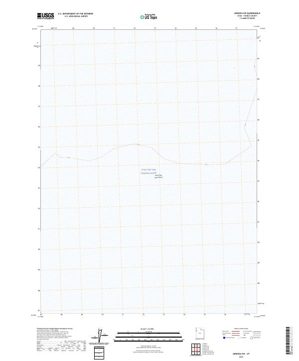 2023 Map of Arinosa SW, 2023 Print