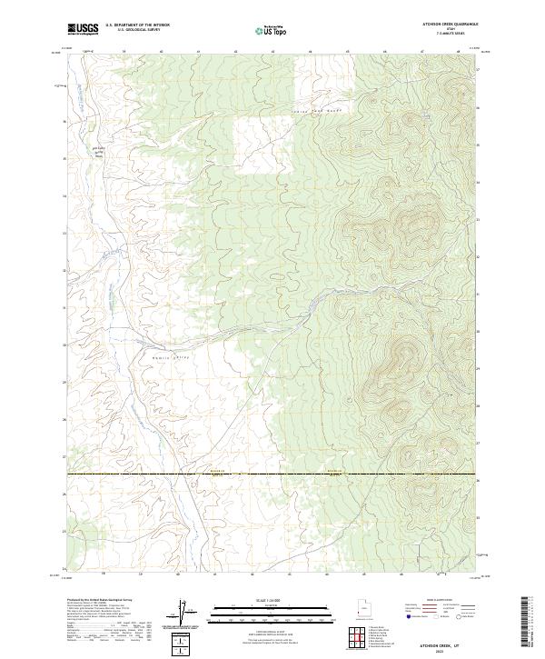 USGS Topographic Map – Atchison Creek