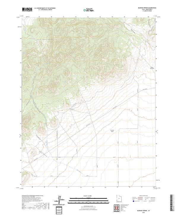 USGS Topographic Map – Bannion Spring