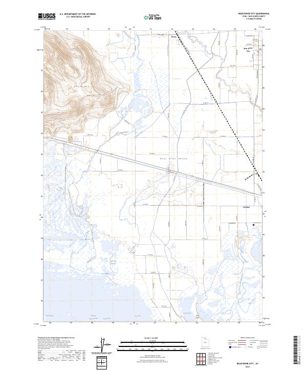 USGS Topographic Map – Bear River City