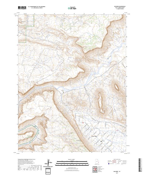 USGS Topographic Map – Big Bend