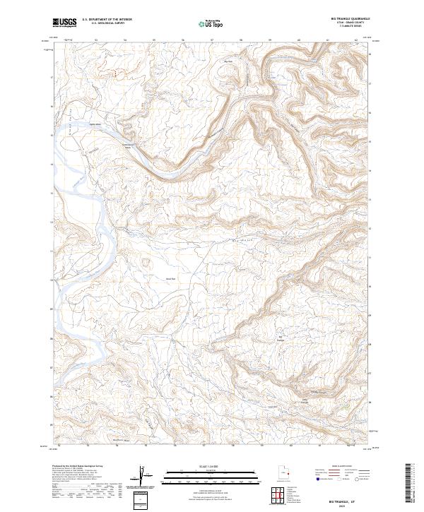 USGS Topographic Map – Big Triangle