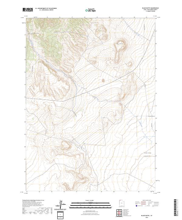 USGS Topographic Map – Black Butte