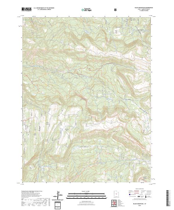 USGS Topographic Map – Black Mountain