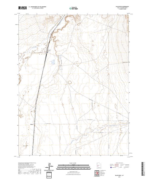 USGS Topographic Map – Black Rock