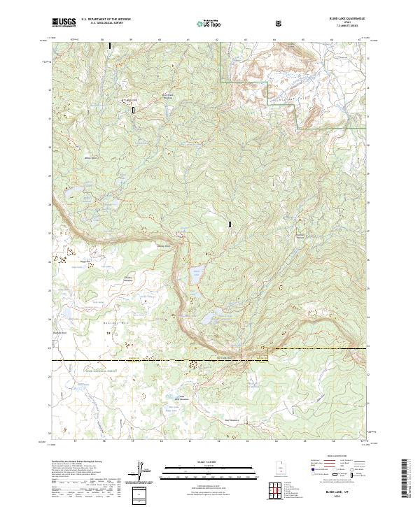 USGS Topographic Map – Blind Lake