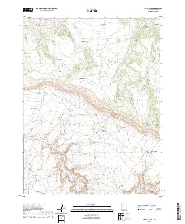 USGS Topographic Map – Bob Hill Knoll