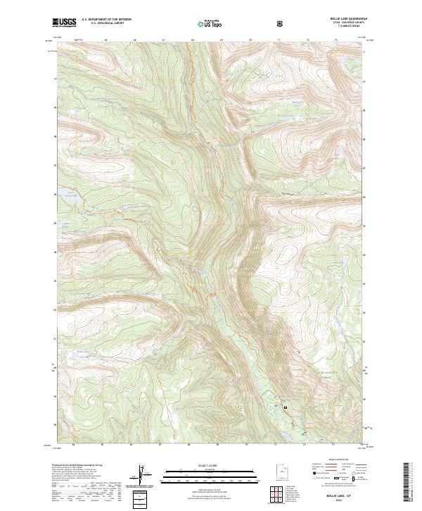 USGS Topographic Map – Bollie Lake