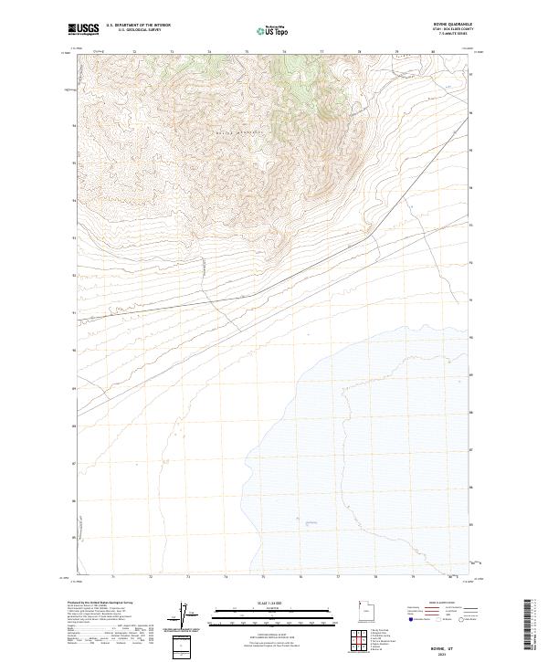 USGS Topographic Map – Bovine