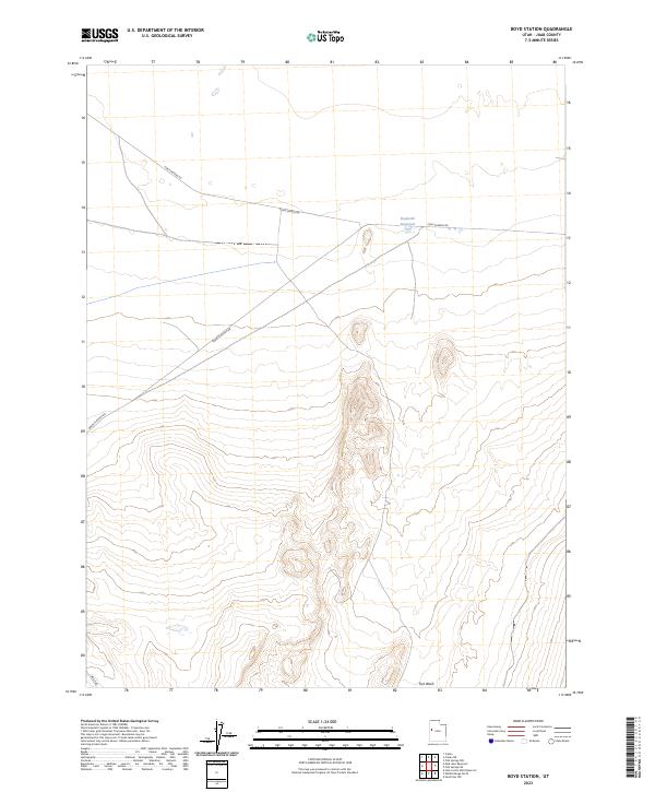 USGS Topographic Map – Boyd Station