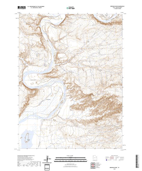 USGS Topographic Map – Brennan Basin