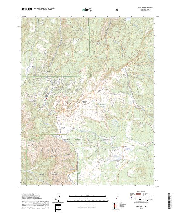 USGS Topographic Map – Brian Head