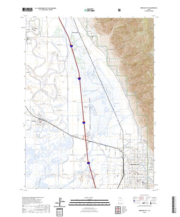 USGS Topographic Map – Brigham City