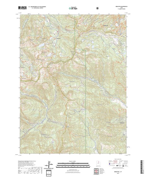 USGS Topographic Map – Brighton