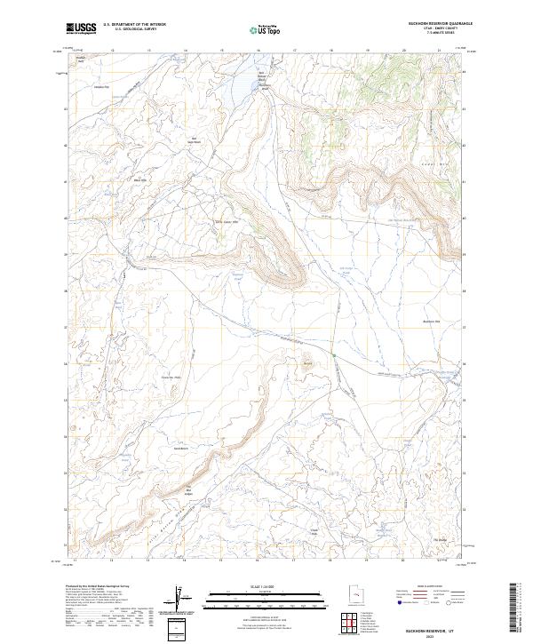 USGS Topographic Map – Buckhorn Reservoir