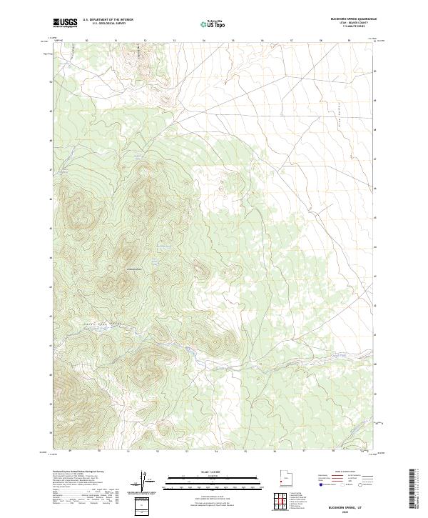 USGS Topographic Map – Buckhorn Spring