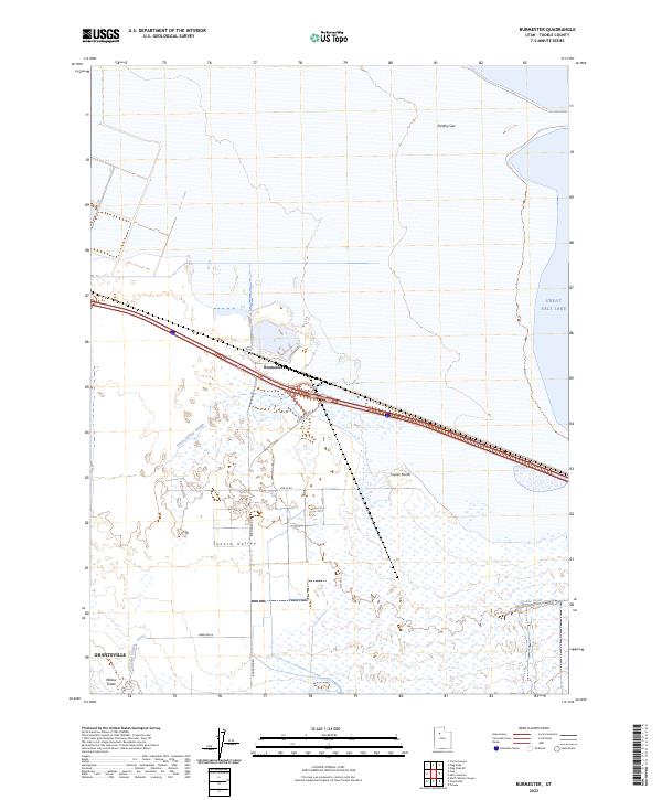 USGS Topographic Map – Burmester