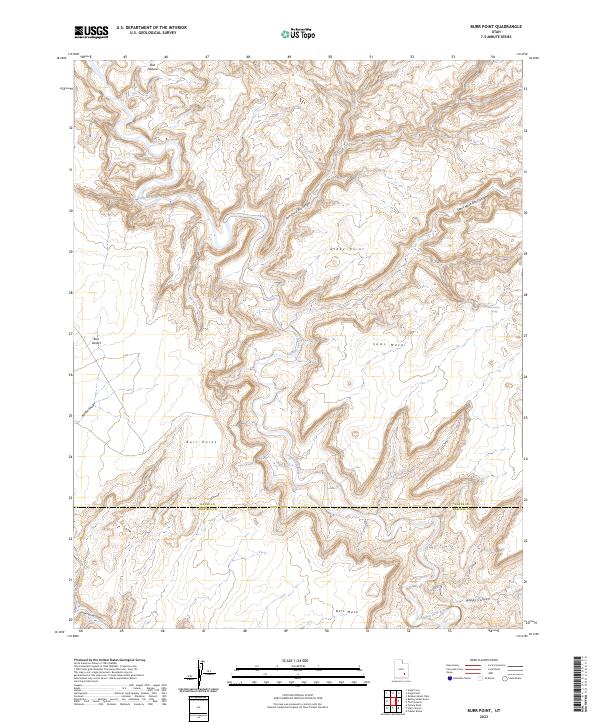 USGS Topographic Map – Burr Point