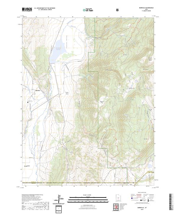 USGS Topographic Map – Burrville