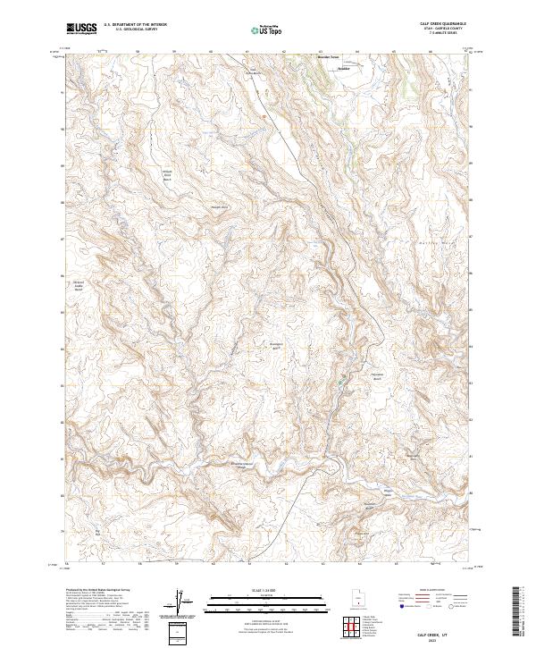 USGS Topographic Map – Calf Creek