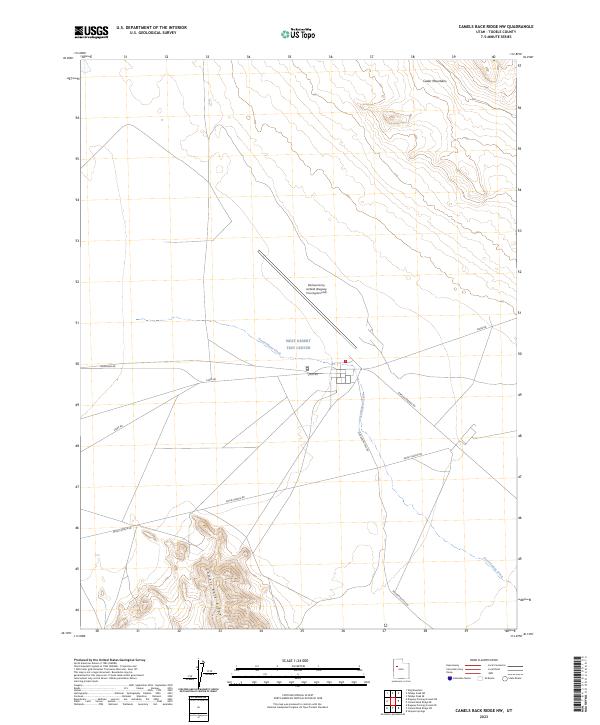 USGS Topographic Map – Camels Back Ridge NW