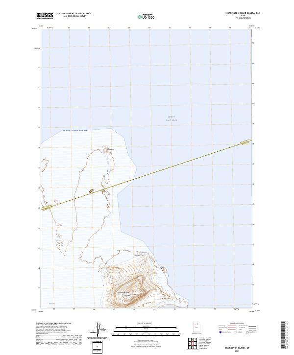 USGS Topographic Map – Carrington Island