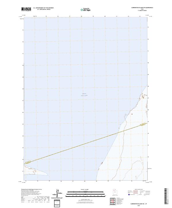 2023 Map of Carrington Island SW, 2023 Print