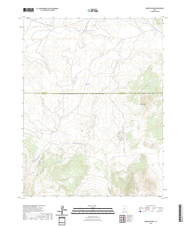 USGS Topographic Map – Cinder Crater