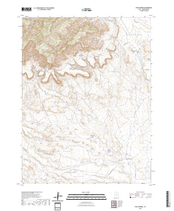 USGS Topographic Map – Cisco Springs