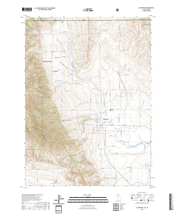 USGS Topographic Map – Clarkston