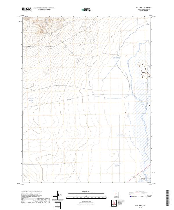 USGS Topographic Map – Clay Knoll