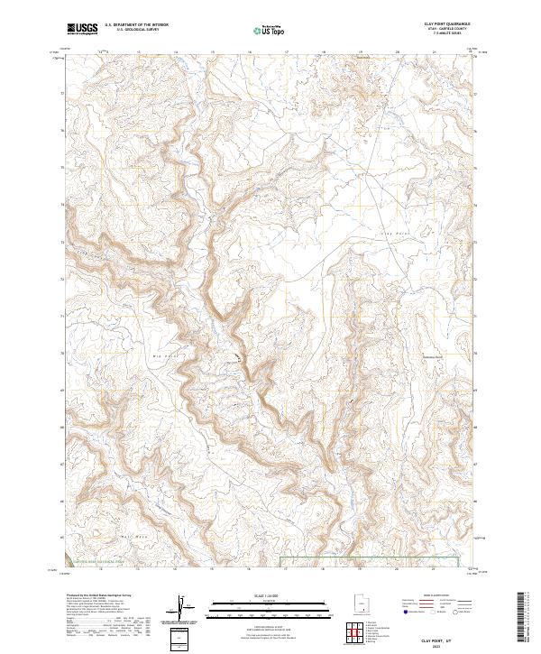 USGS Topographic Map – Clay Point
