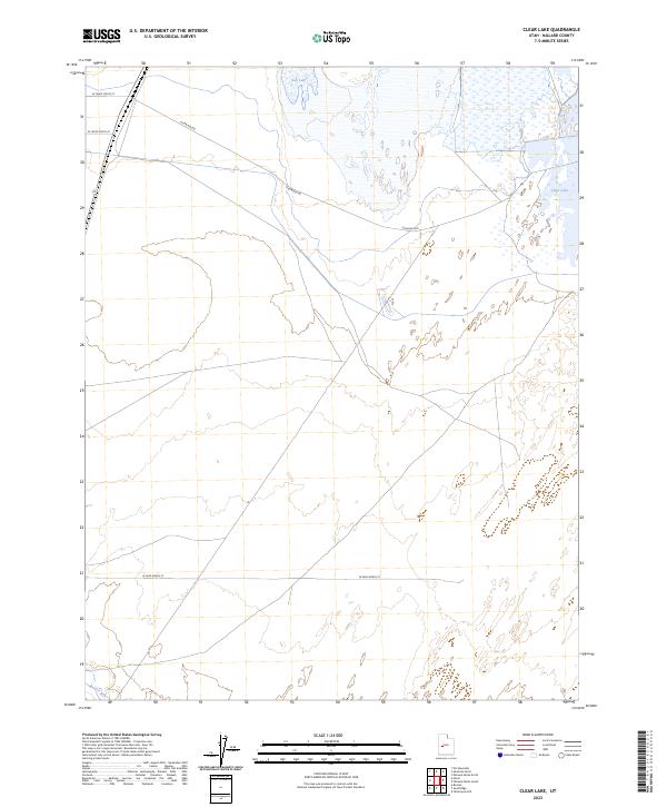USGS Topographic Map – Clear Lake