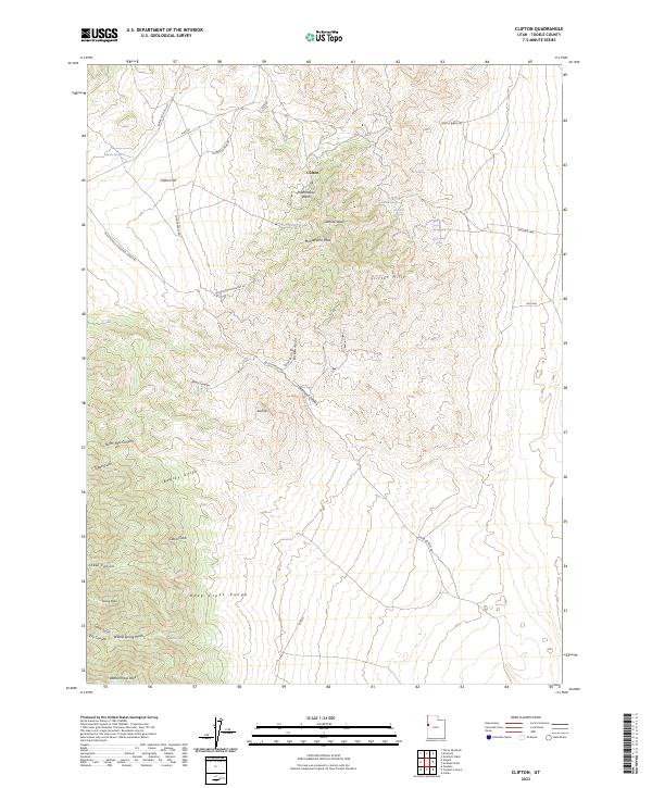 USGS Topographic Map – Clifton