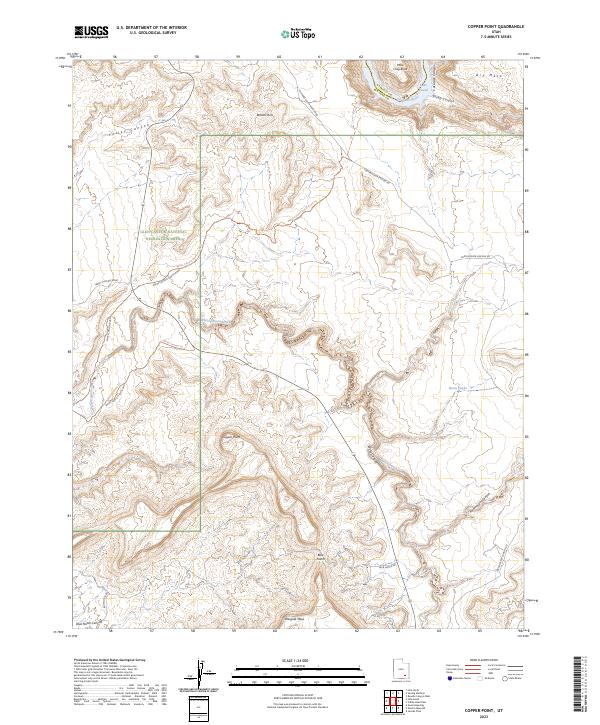 USGS Topographic Map – Copper Point