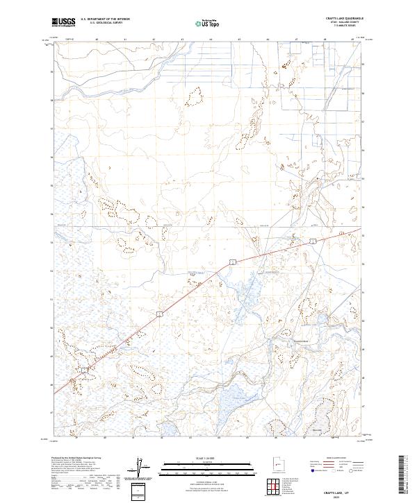 USGS Topographic Map – Crafts Lake