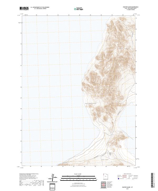 USGS Topographic Map – Crater Island