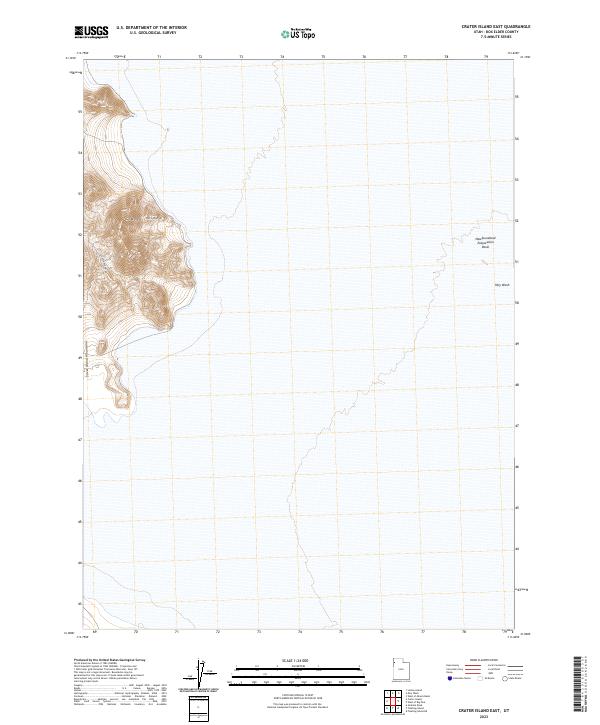 USGS Topographic Map – Crater Island East