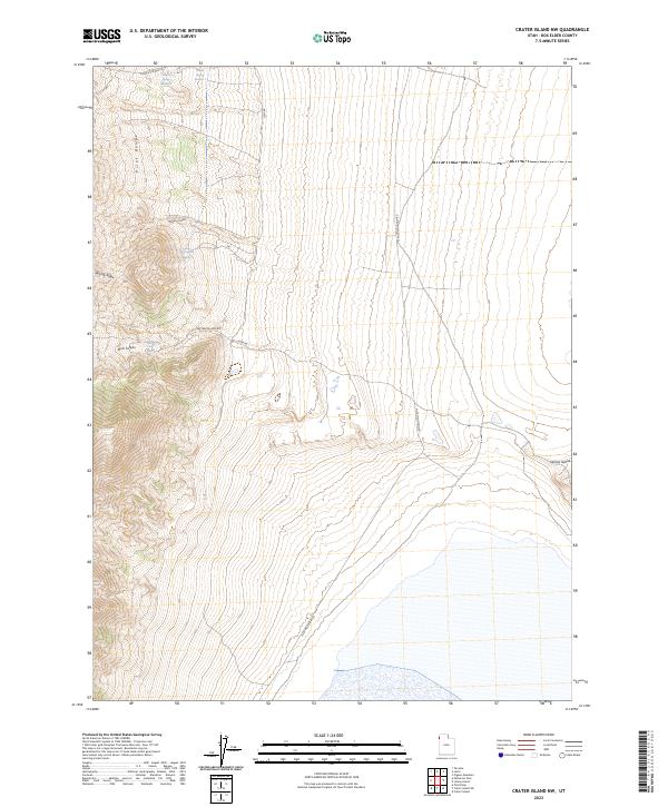 USGS Topographic Map – Crater Island NW