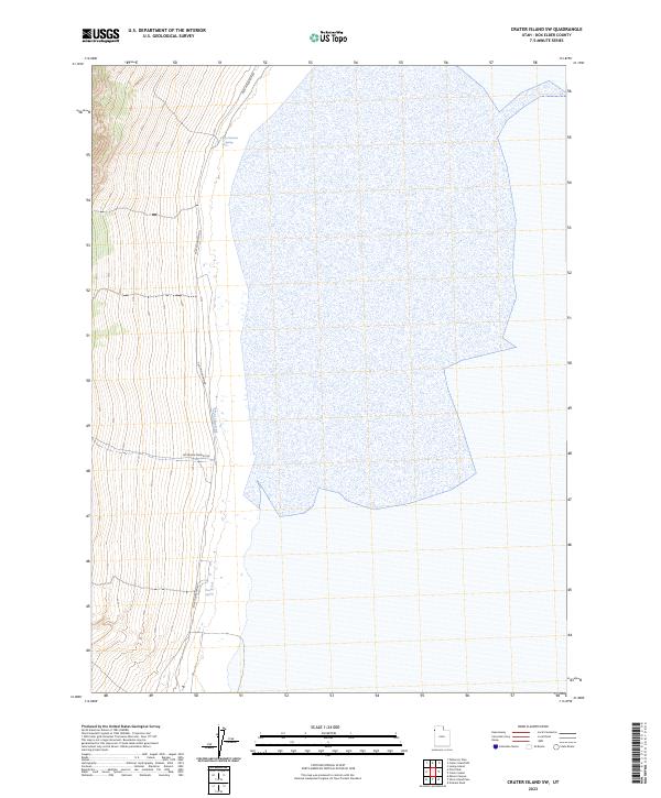 USGS Topographic Map – Crater Island SW