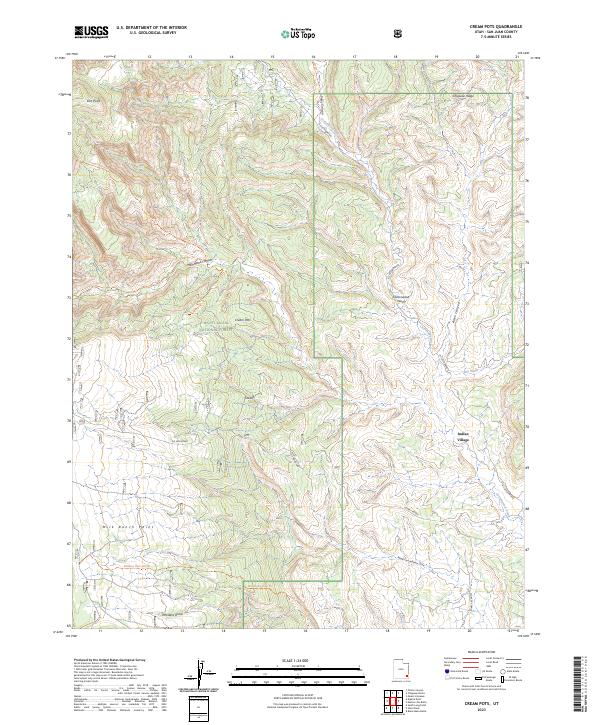 USGS Topographic Map – Cream Pots