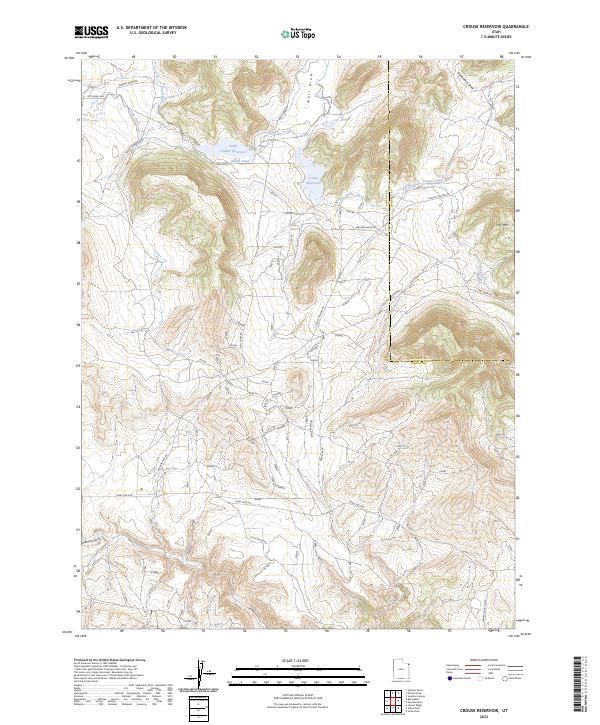 USGS Topographic Map – Crouse Reservoir