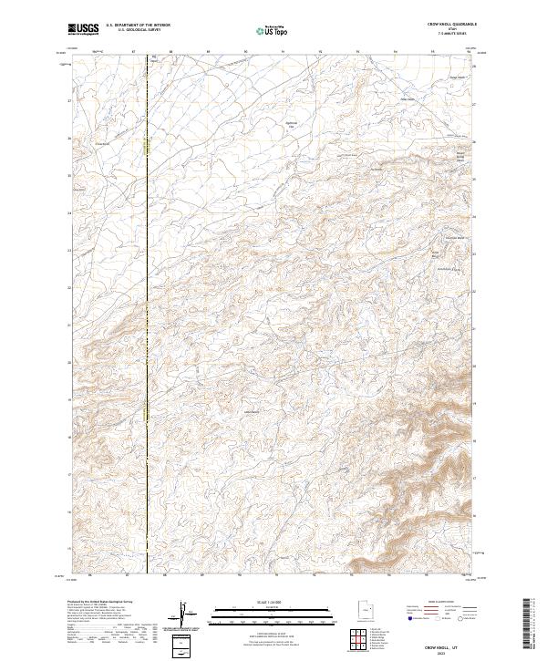 USGS Topographic Map – Crow Knoll