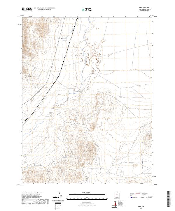 USGS Topographic Map – Cruz