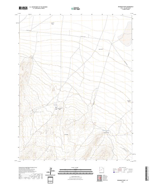 USGS Topographic Map – Deadman Point