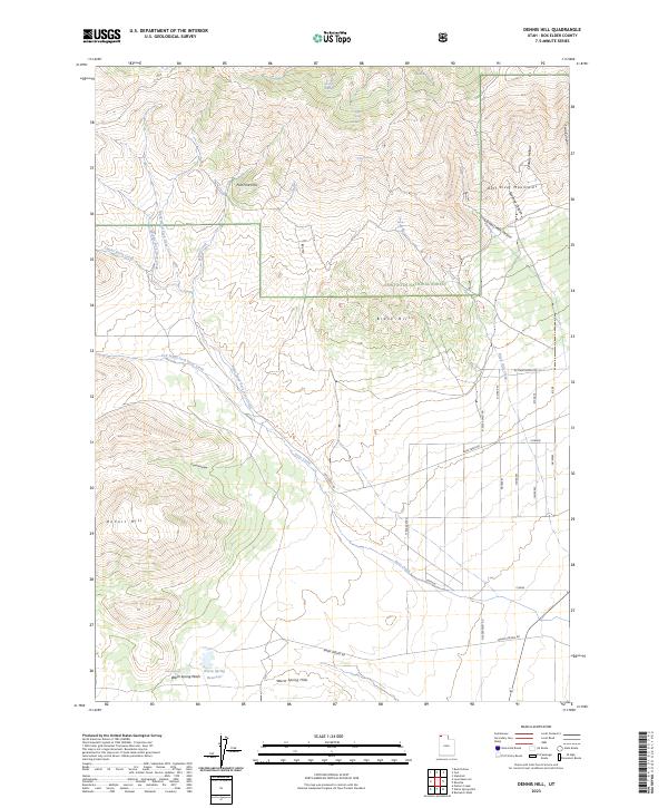USGS Topographic Map – Dennis Hill